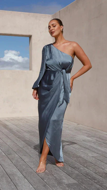 One-Shoulder Maxi Dress
