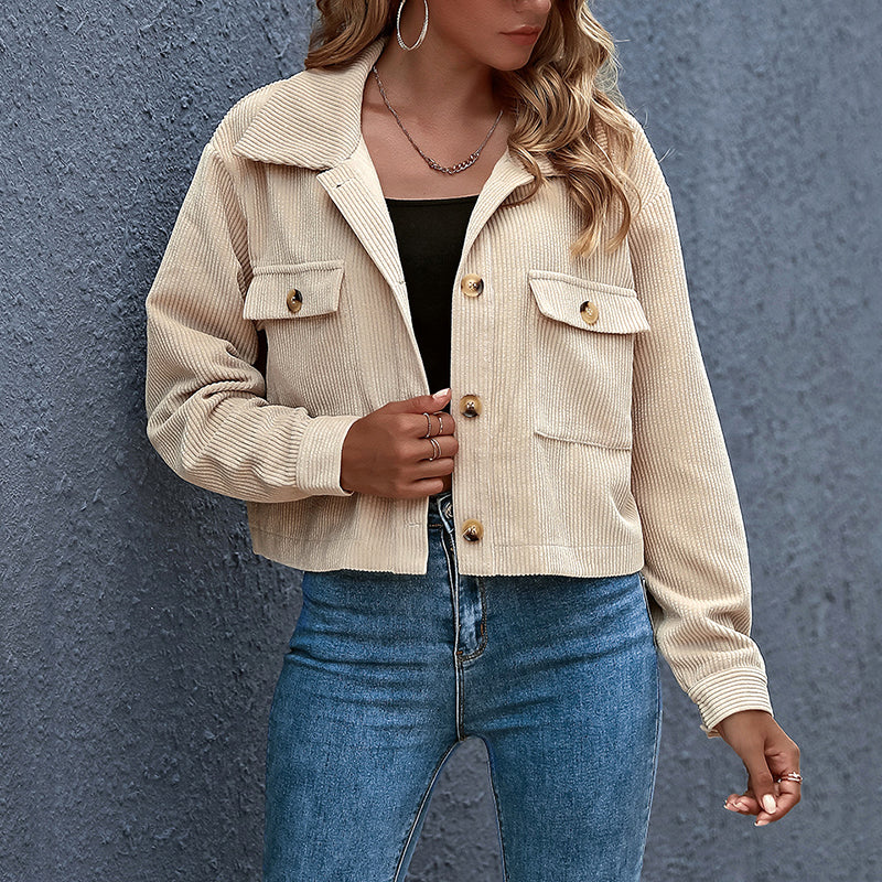 Vintage Corduroy Long Sleeve Jacket