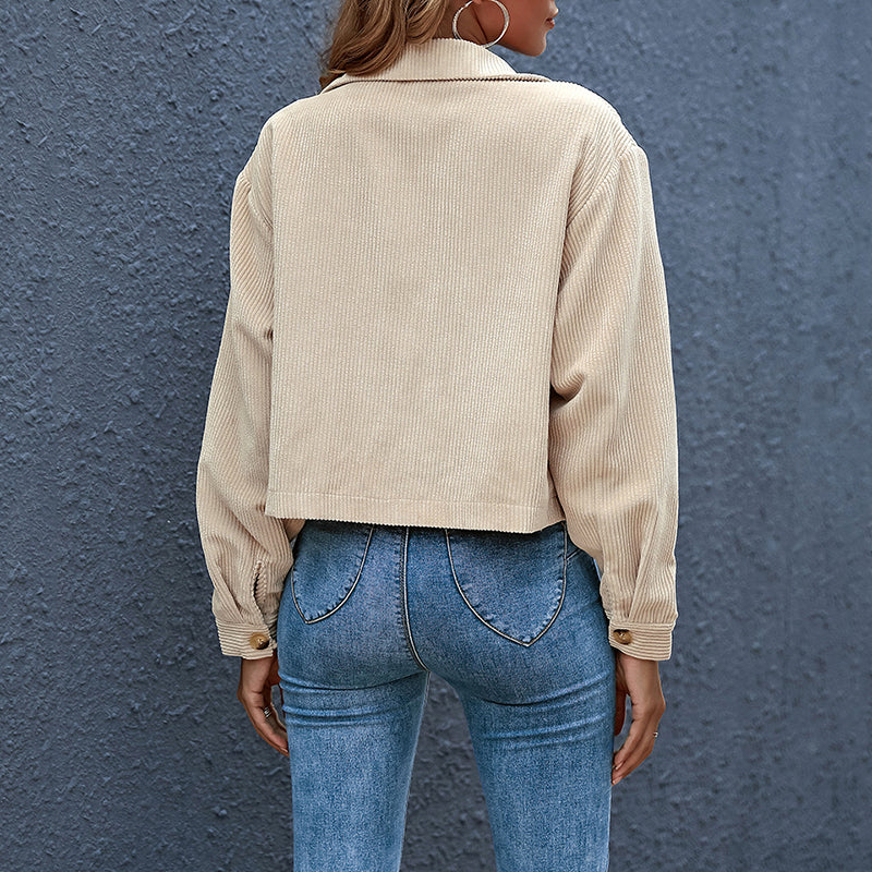 Vintage Corduroy Long Sleeve Jacket