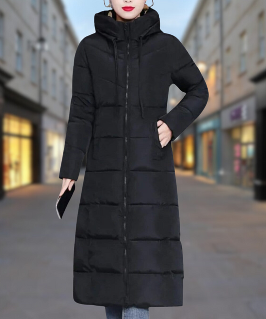 Cotton Padded Mid-Length Winter Jacket