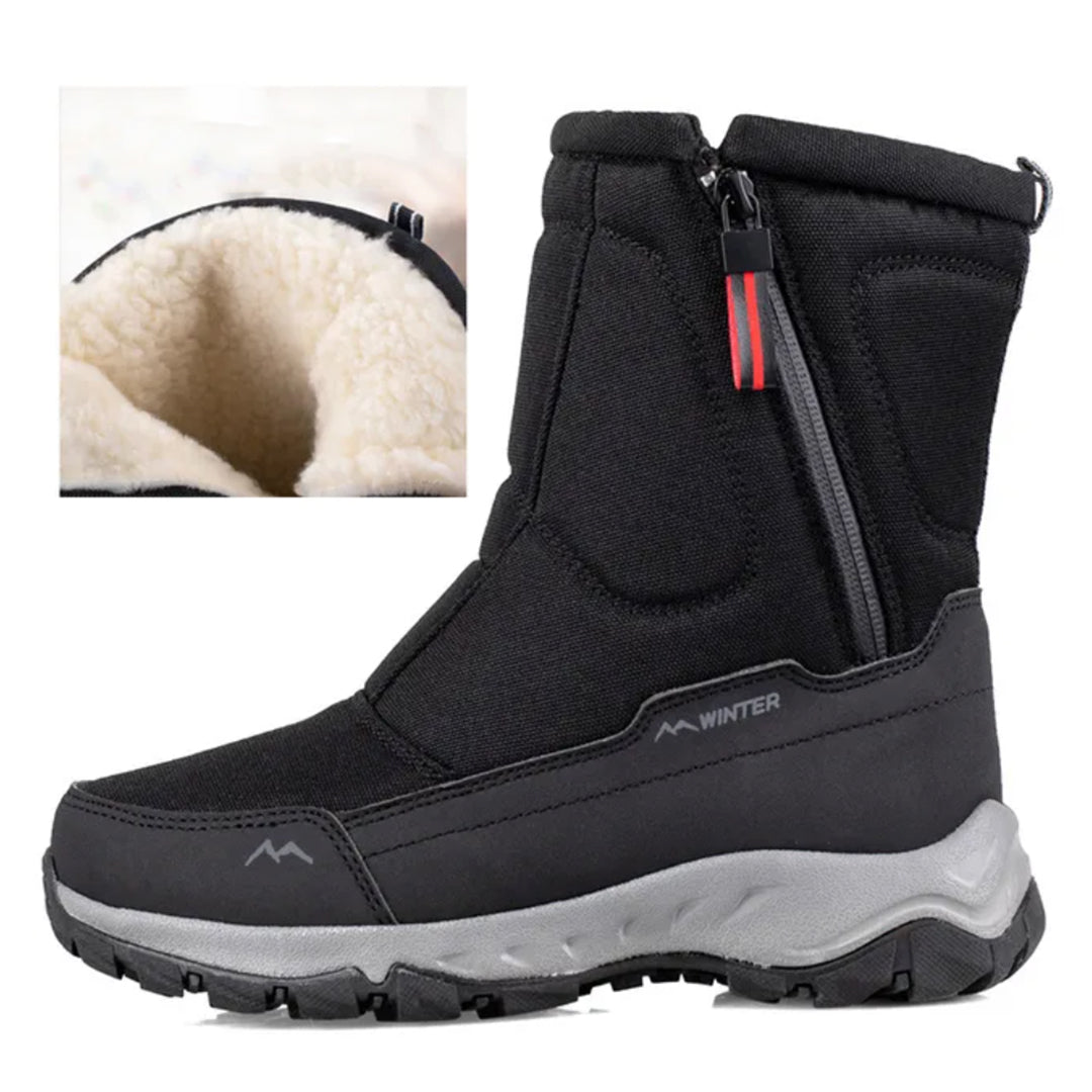 Women's warm non-slip waterproof thickened snow boots
