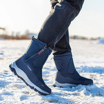 Women's warm non-slip waterproof thickened snow boots