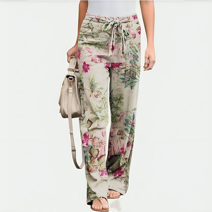 Women's floral trousers