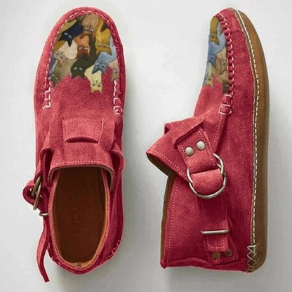 Women's flat martin boots