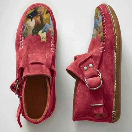 Flat Martin Boots