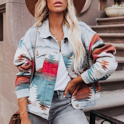 Women's vintage denim jacket