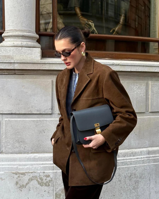 Loose Casual Retro Long-Sleeved Suit