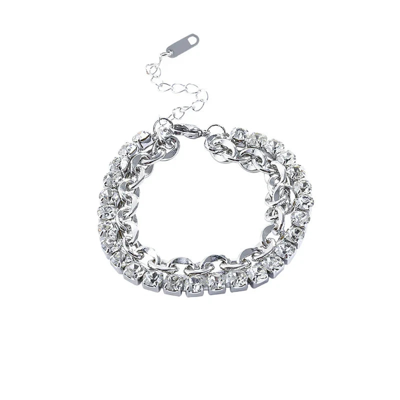 Elegant shiny plated bracelet