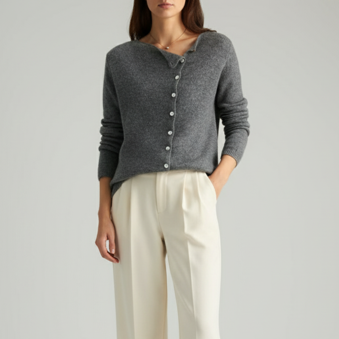 Velice Women’s Soft Knit Wool Cardigan Sweater – Elegant & Cozy