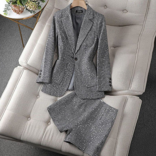 Blazer and Shorts Set