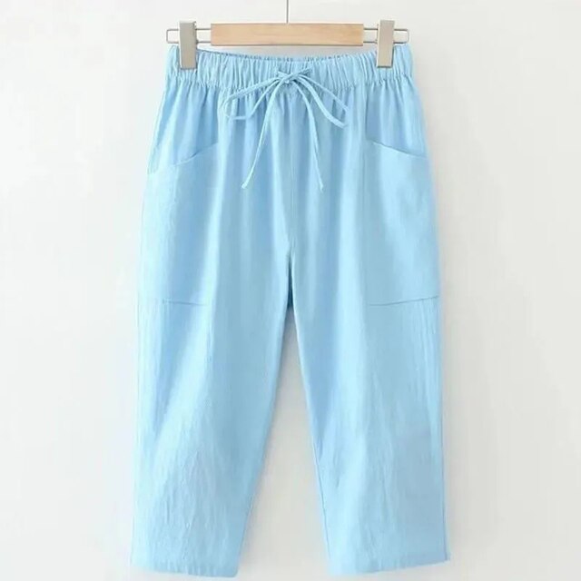 Women's pants with elastic waist