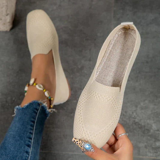 Breathable Knit Lightweight Slip-On Loafers