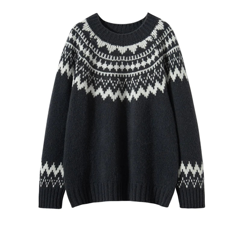 Knitted Round Neck Sweater