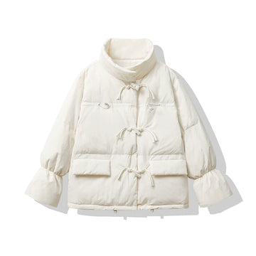 Women's white vintage parka jacket