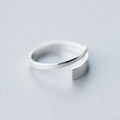 Unisex Open Ring - Minimalist Design - Adjustable Modern Jewelry