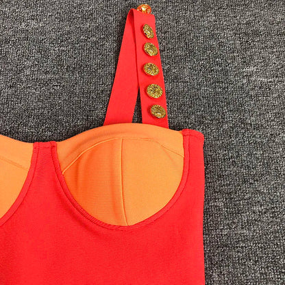 Women's Midi Dress with Button Detail and Flowy Design