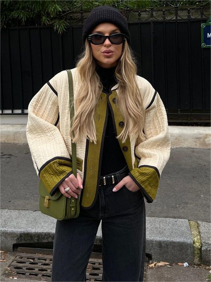 Women's unique patchwork jacket