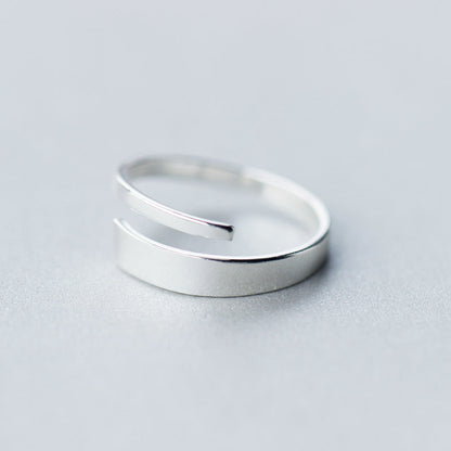 Unisex Open Ring - Minimalist Design - Adjustable Modern Jewelry