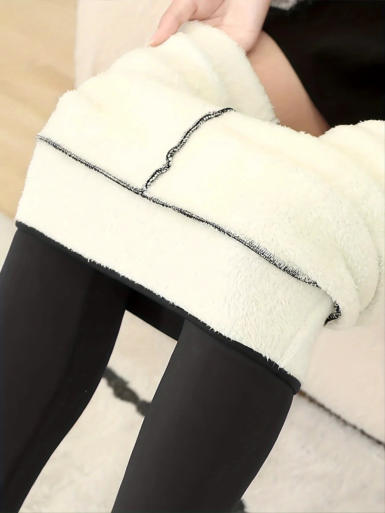 Women's plus velvet slimming thermal leggings