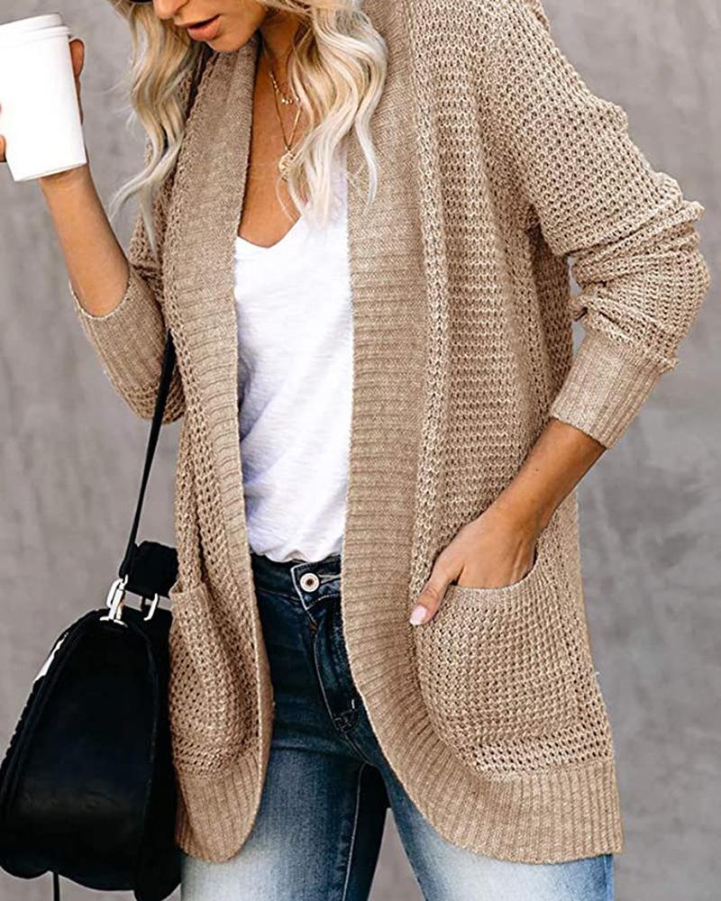 Winter knitted cardigan long sleeve for Women