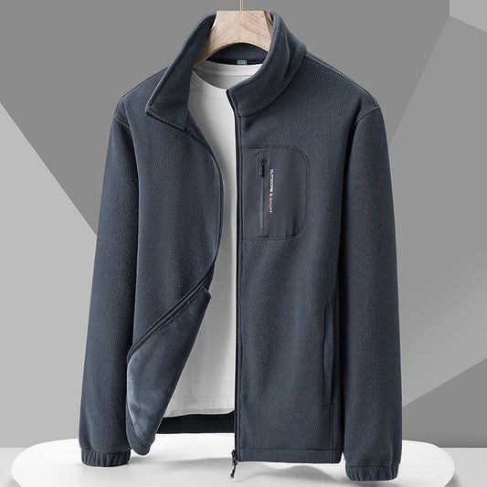 Polar Fleece Zip Front Fleece Jacket 