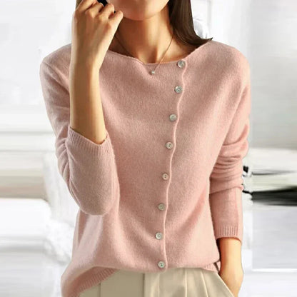 Women's single breasted button down sweater