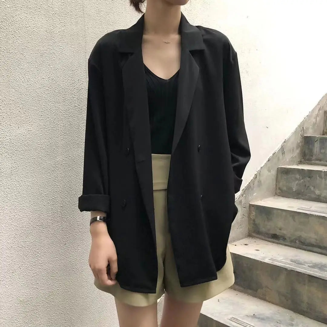 Women's lapel blazer - spring to autumn