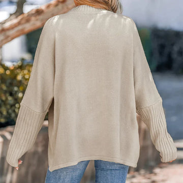 Women's stylish long sleeve sweater