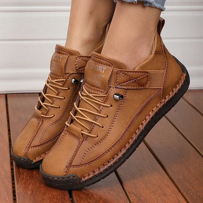 Women’s Mid-Calf Boots – Lace-Up – Water-Resistant – Anti-Slip Sole – Casual Fit