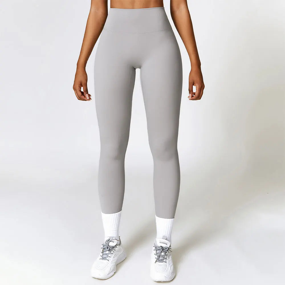 Women's high waist hip lifting quick-drying fitness leggings