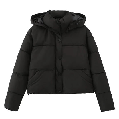 Diana - casual short hooded jacket