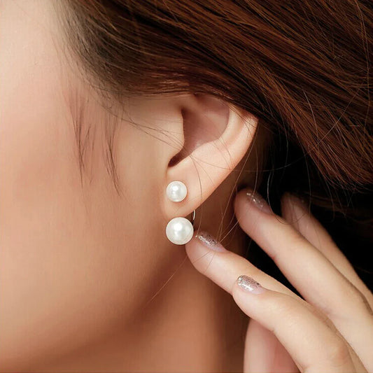 Double-Sided Drop Earrings