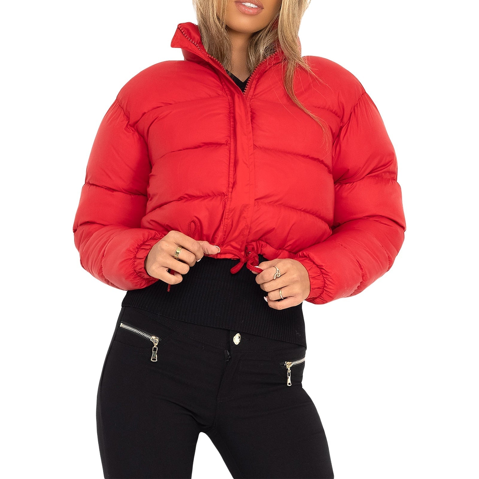 Women's warm padded winter jacket