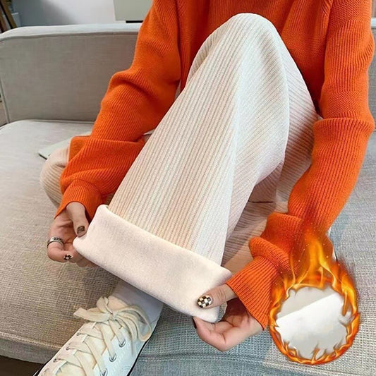 Warm Plush Winter Pants