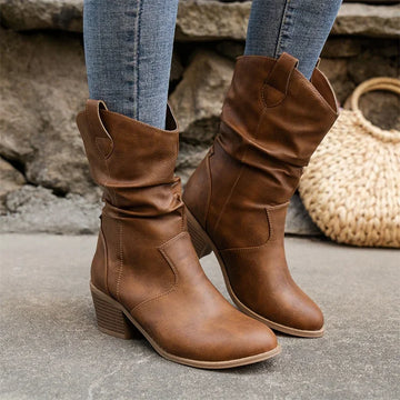 Stylish women's western cowboy boots