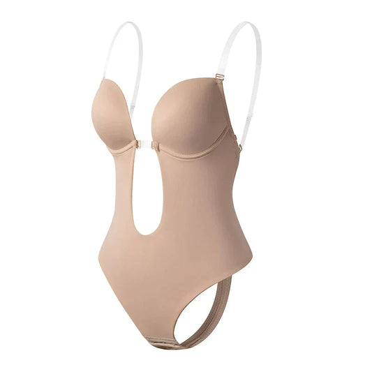 Form-Fitting Stretch Underwire Bodysuit 
