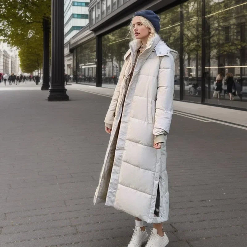 Women's over-the-knee parka coat