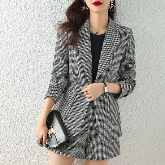 Button Detail Urban Two-Piece Suit