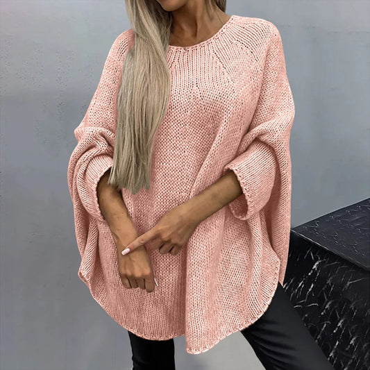 Knitted Cape Shawl Sweater