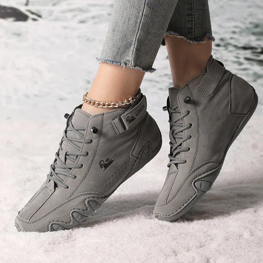 Durable Lace-Up High-Top Sneakers