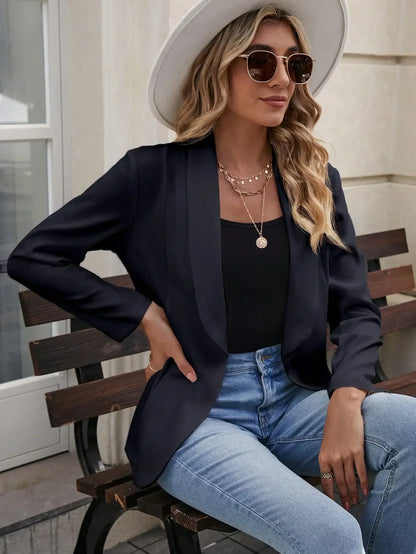 Women's autumn lapel blazer