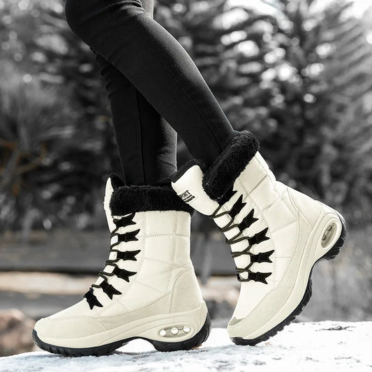 Waterproof Mid-Calf Winter Snow Boots