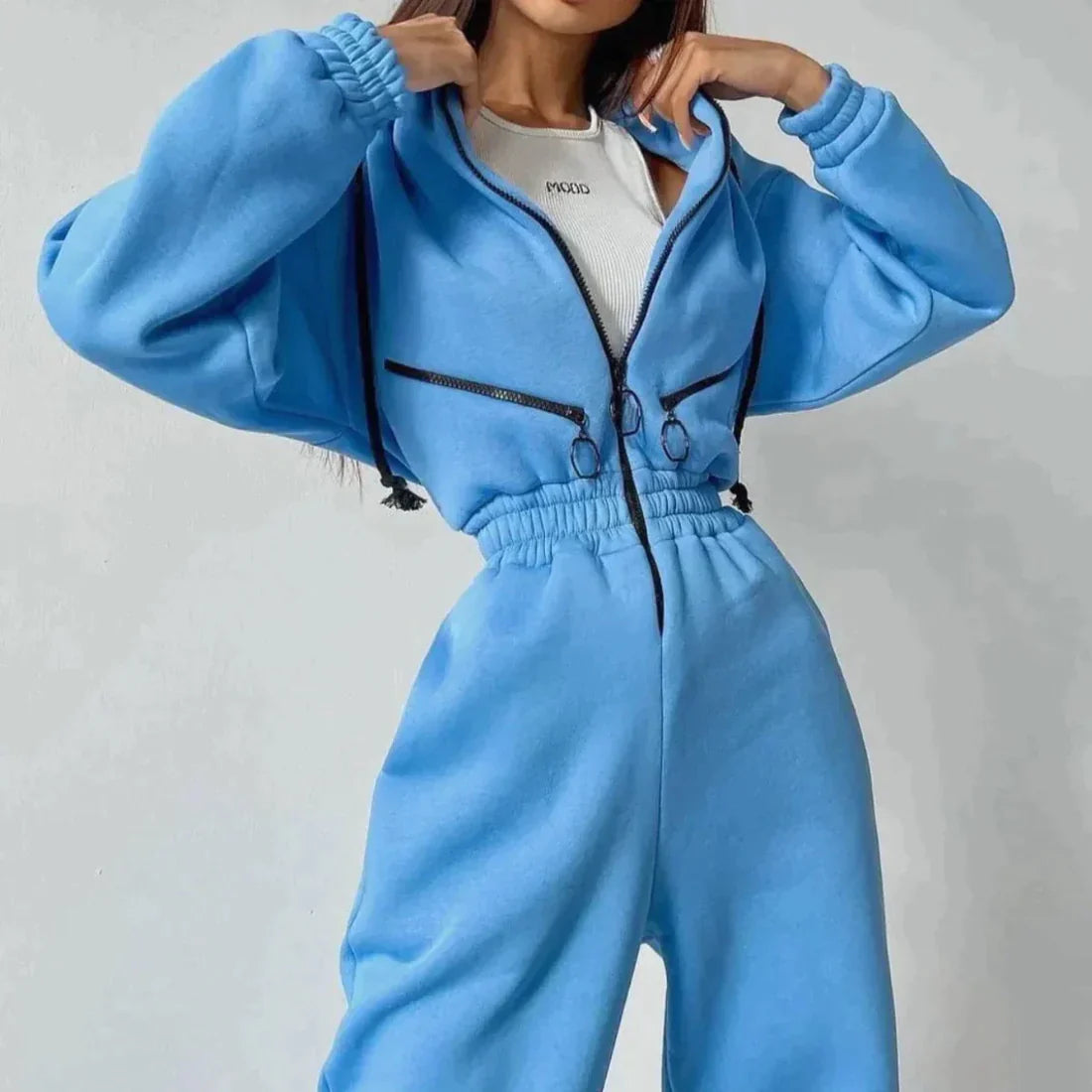 Women's elegant winter overall