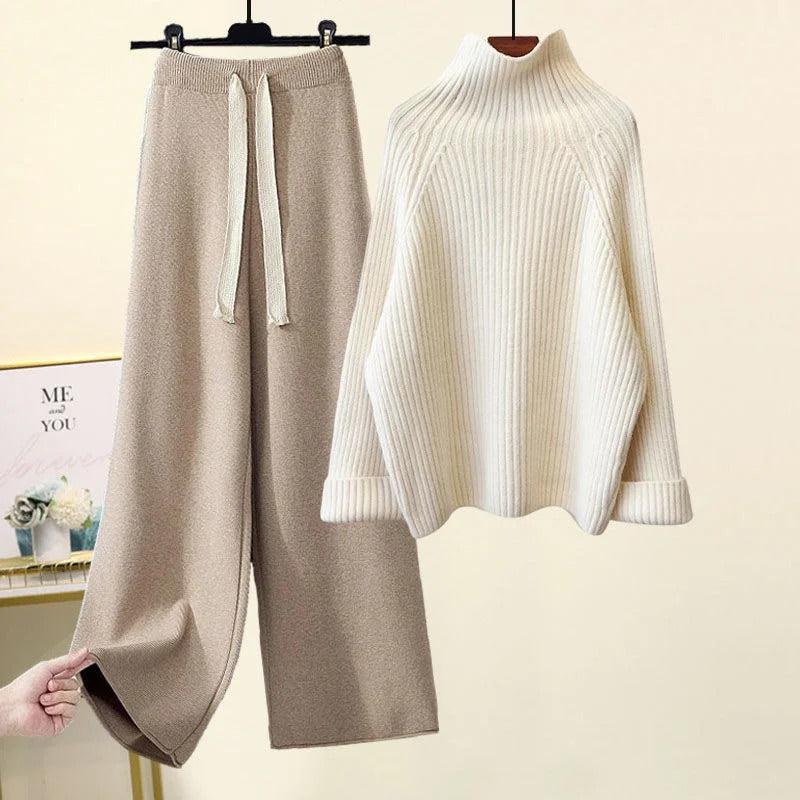 Knitted Two-Piece Matching Set