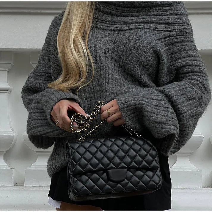 Women's off-shoulder sweater