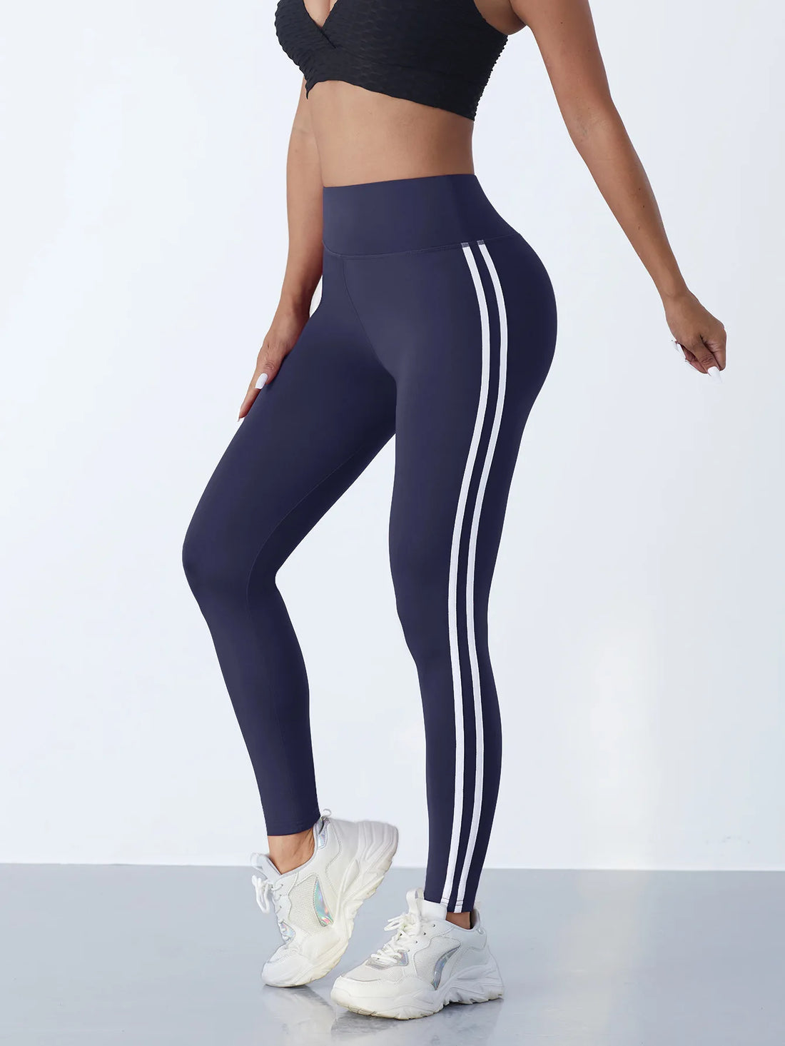 Women's high waist abdomen hip lifting leggings