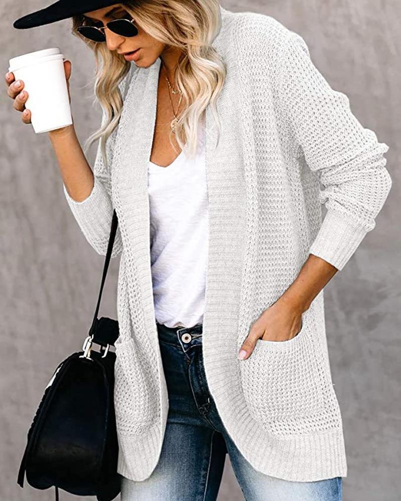 Winter knitted cardigan long sleeve for Women