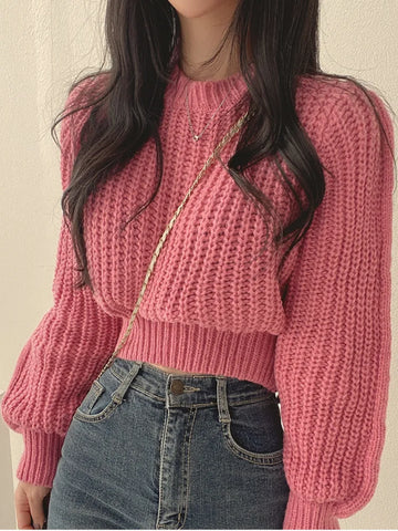 Women's cropped sweater