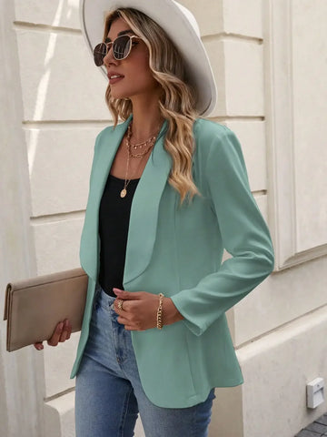 Women's autumn tailored blazer for effortless elegance