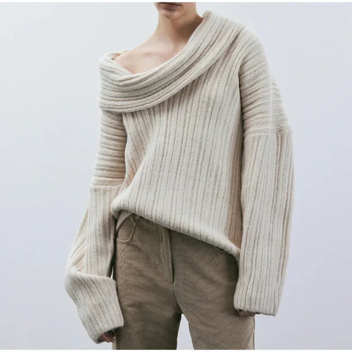 Women's off-shoulder sweater